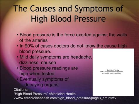 PPT - The Causes and Symptoms of High Blood Pressure PowerPoint Presentation - ID:3038062