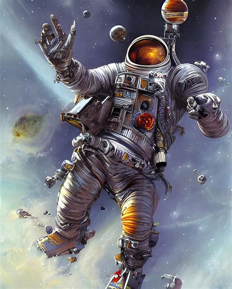 Spaceman Digital Art by Danielle McAuliffe - Pixels