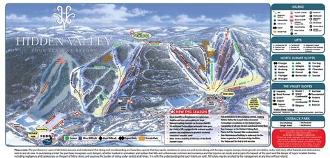 Hidden Valley Ski Trail Map - One Craighead Drive PO Box 4420 Hidden ...