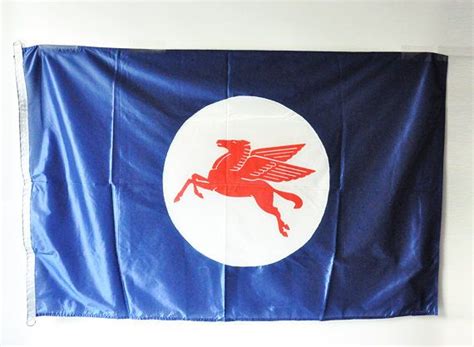 Very Rare Genuine Vintage Mobil Flag Pegasus Large - Etsy | Pegasus ...