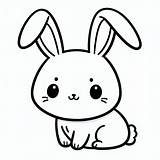 Dibujos De Conejo Para Colorear E Imprimir – ColoringLib sketch template