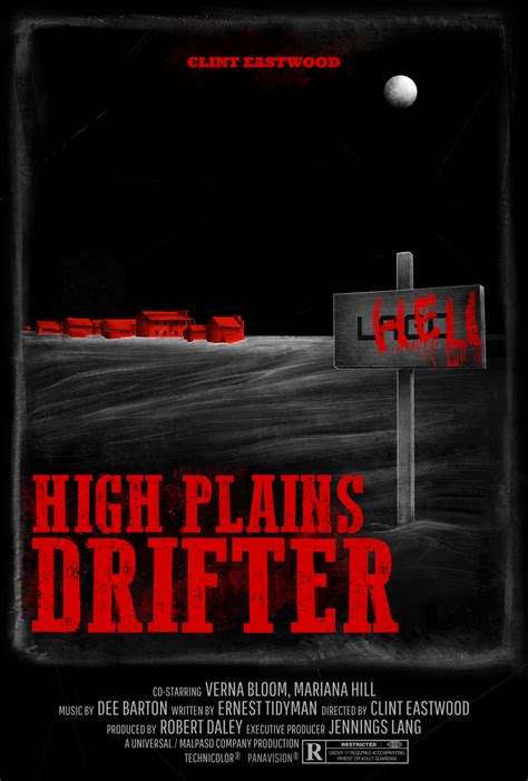 HIGH PLAINS DRIFTER Poster | Poster By Almoggr16