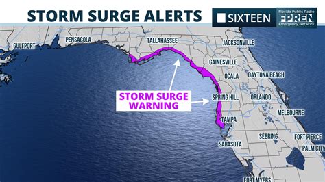 Nhc Storm Surge Map Florida - United States Map