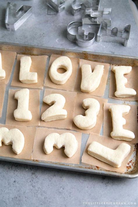 Glazed Letter Donuts with Sprinkles - The Little Epicurean