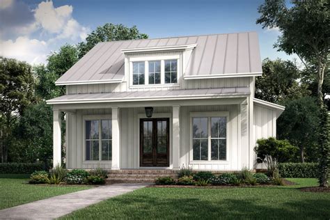 Farmhouse Style House Plan - 2 Beds 2 Baths 1257 Sq/Ft Plan #430-227 - Houseplans.com