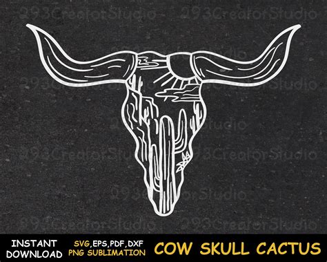 Longhorn Steer Head Clipart