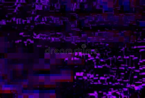 Digital Noise Background Glitch Screen, Abstract Distortion Stock Illustration - Illustration of ...