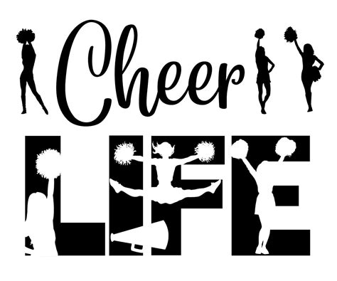 Free Cheer Life SVG File | Cricut, Svg files for cricut, Svg cutting files