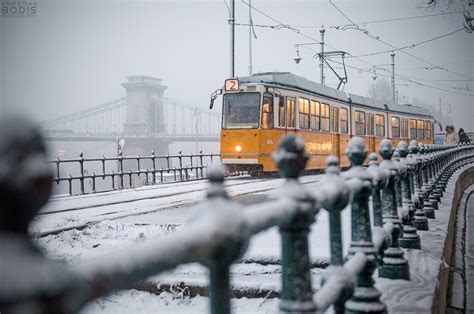 Beautiful images of Budapest blanketed in snow