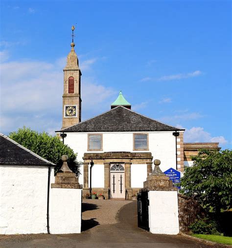 Landscape of Mearns Castle Church Newton Mearns, Glasgow Editorial Photo - Image of historical ...