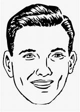 Man Face Coloring Page HD Png Download  Transparent Image PNGitem sketch template