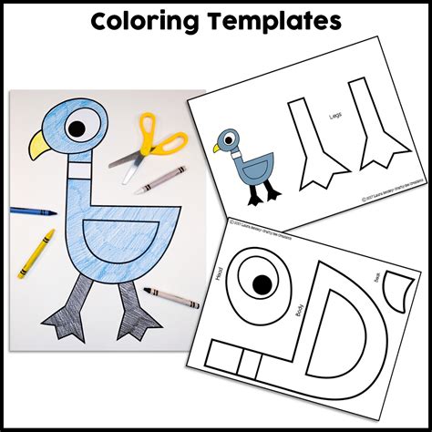 Pigeon Drives The Bus Printable Coloring Pages