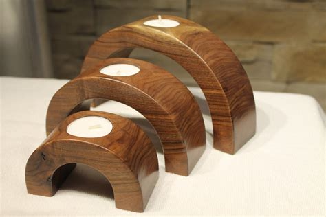 3 tier arch wooden Tea Light candle holder | Tea lights, Tealight ...