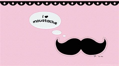 Kawaii Mustache Wallpapers Desktop - Wallpaper Cave