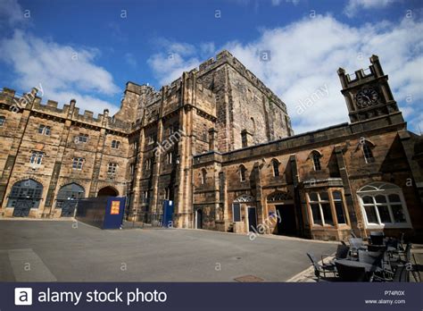 Download this stock image: interior of lancaster castle with old ...