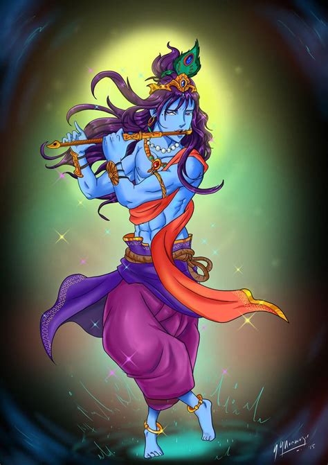 Krishna - Anime Style Art | Anime style, Lord krishna wallpapers, Krishna drawing