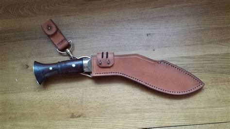 Kukri sheath - Page 2 | Leather sheath, Leather knife sheath, Leather projects