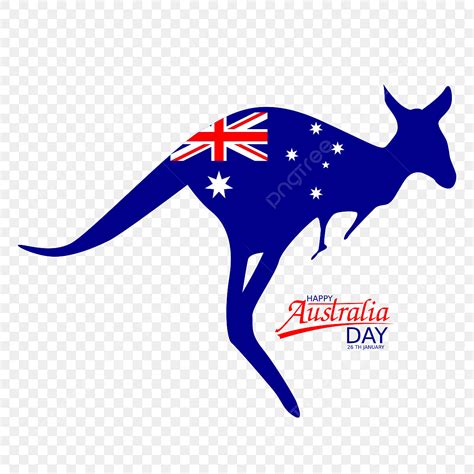 Kangaroo Australia Day Vector Hd Images, Happy Australia Day Australian ...