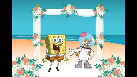 👰 Spongebob and Sandy get married part 1 👰 - YouTube