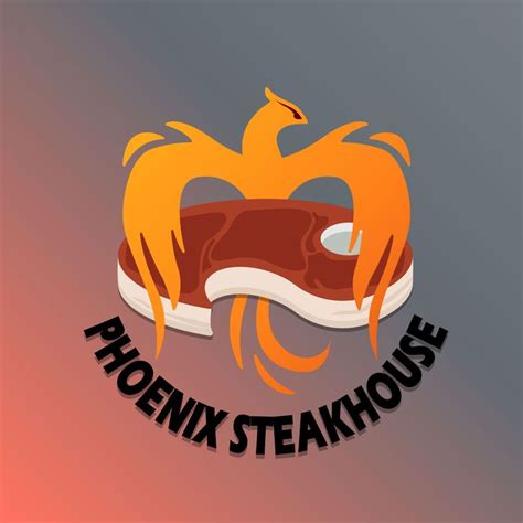 Phoenix Steakhouse by Gallarum Design in 2021 | Steakhouse, Simple logo, Design