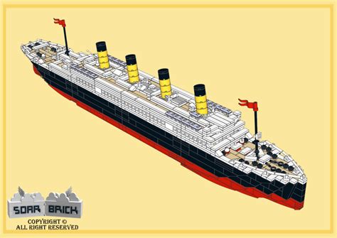 LEGO MOC RMS Titanic (Building Instructions Only) By Bru_bri_mocs ...