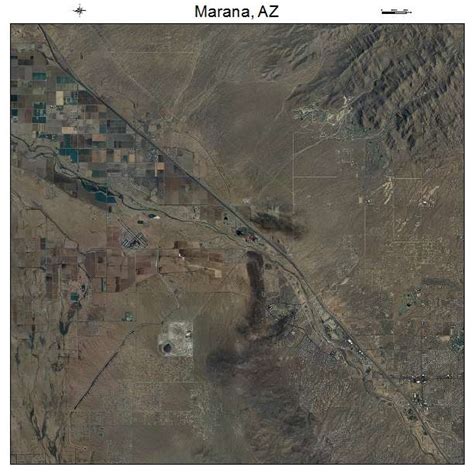 Aerial Photography Map of Marana, AZ Arizona