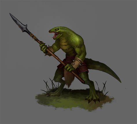 ArtStation - lizard man