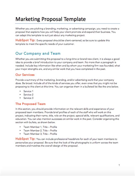 Proposal Agreement Template