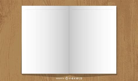 Descarga Vector De Diseño De Libro Abierto En Blanco