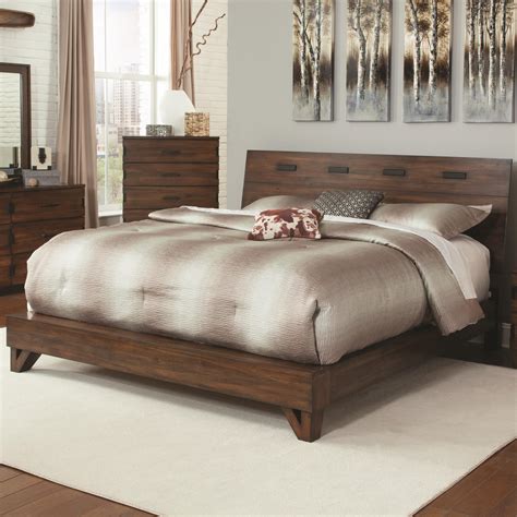 Coaster Yorkshire 204851KE Rustic King Bed with Contemporary Design ...