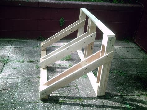 Homemade Bicycle Rack | Wood bike rack, Bicycle rack, Wood bike