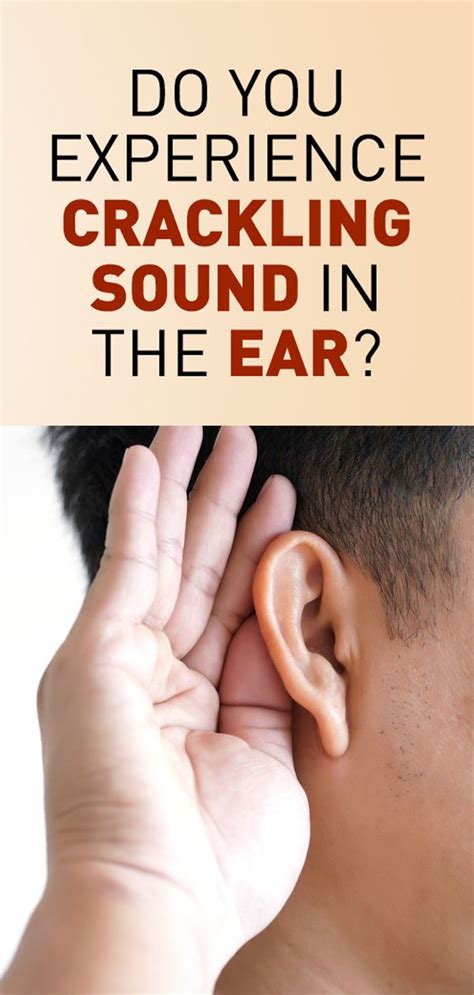 Popping, Clicking Or Crackling Sound In Ear: What Does It Mean? | Ear sound, Pop ears remedy ...