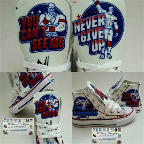 John Cena shoes WWE Wresting Converse chucks