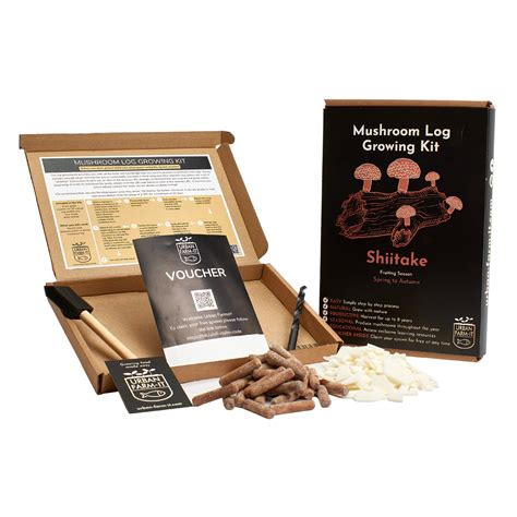 Shiitake Mushroom Log Growing Kit - Gift Pack – JustSeed