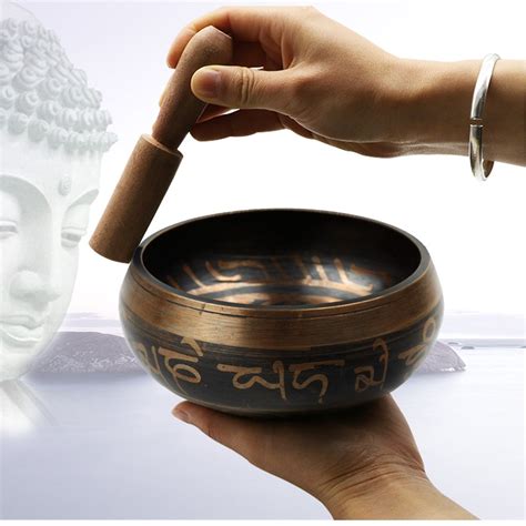 Rovtop Tibetan Singing Bowl Set for Meditation Chakra Healing, Prayer,Yoga, and Healing Through ...