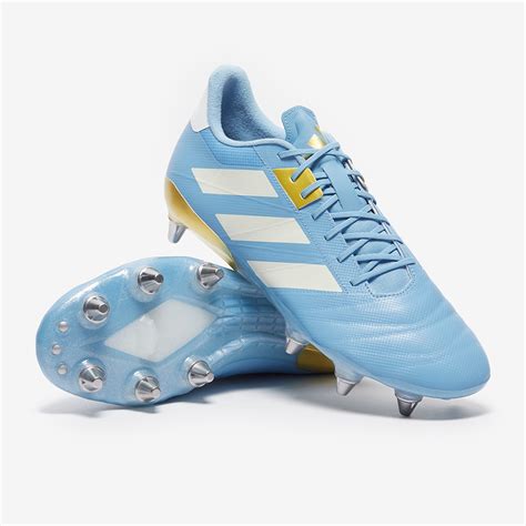 adidas Kakari RS SG - Team Light Blue/Zero Met/Gold Met - Adult Boots | Pro:Direct Rugby