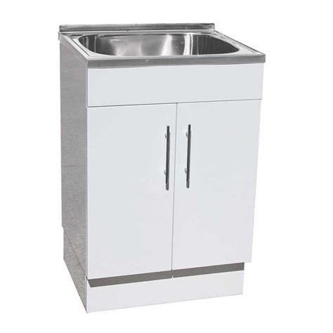 45L Laundry Tub Poly Cabinet 600x500x870 - OTC Tiles & Bathroom