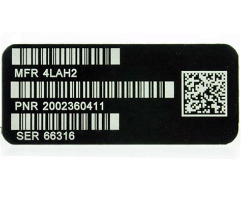 IUID Plates & Labels | IUID Marking, Verification & Registration Services