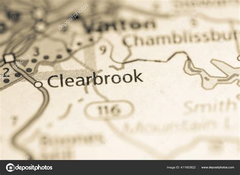 Clearbrook Virginia Usa Road Map Concept Stock Photo by ©aliceinwonderland2020 411953822