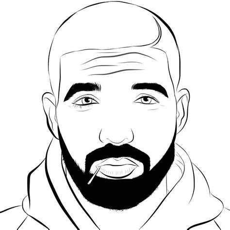 How To Draw Drake Step By Step