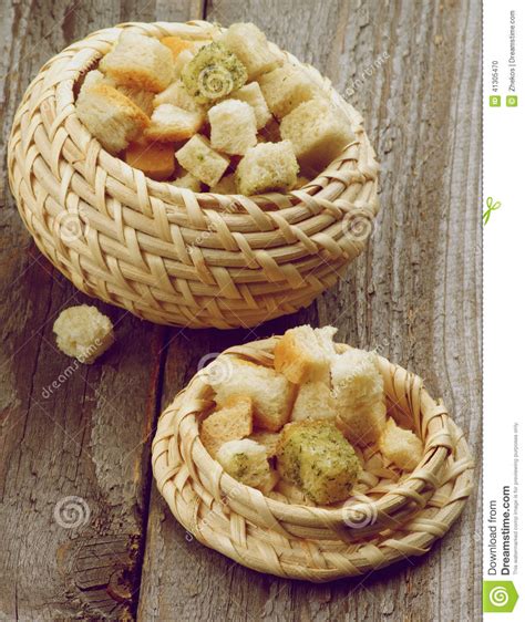 Dried Bread Cubes stock photo. Image of cubes, ingredient - 41305470