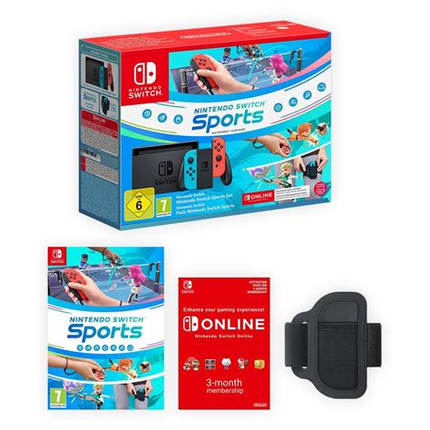 NINTENDO SWITCH Red & Blue with Nintendo Switch Sports & Nintendo ...