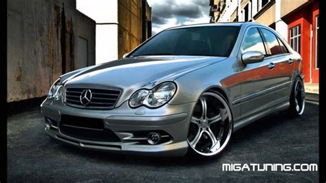 MERCEDES C CLASS W203 TUNING AMG BODY KIT - YouTube