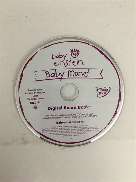 DISNEYS BABY EINSTEIN BABY MONET DISCOVERING SEASONS(DVD,2005)TESTED-RARE-SHIP24 - DVDs & Blu ...