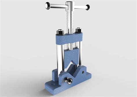 Industrial Pipe Vise - 3D Model by Pictorer