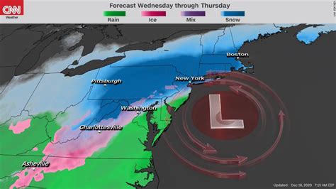 Live updates: Snow storm heads toward the Northeast