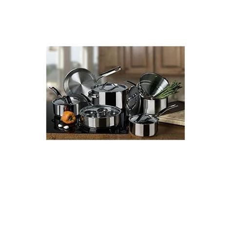 Gordon Ramsay by Royal Doulton Stainless Steel 10 Piece Cookware Set