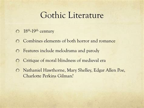 PPT - Southern Gothic Literature PowerPoint Presentation - ID:2617229