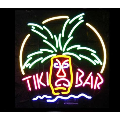 Tiki Bar Mask Neon Bar Sign - Neon Signs Depot