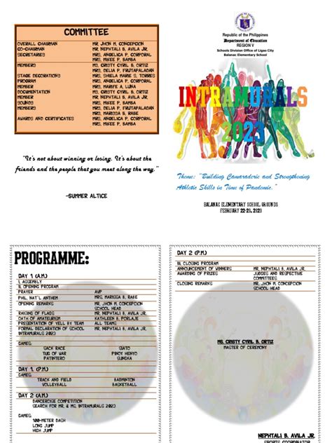 Intramurals 2023 PDF | PDF | Sports